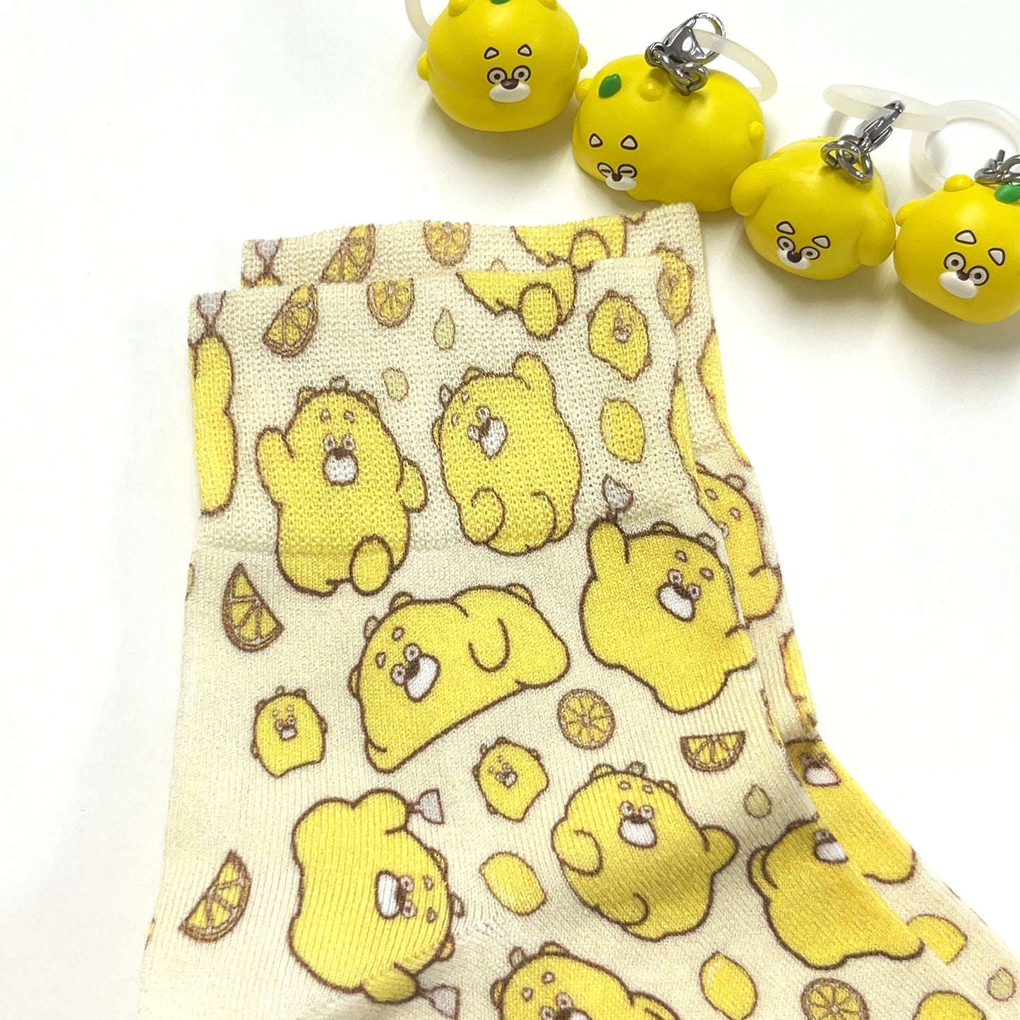 ひろくま・総柄プリントソックス(レディース)【数量限定】