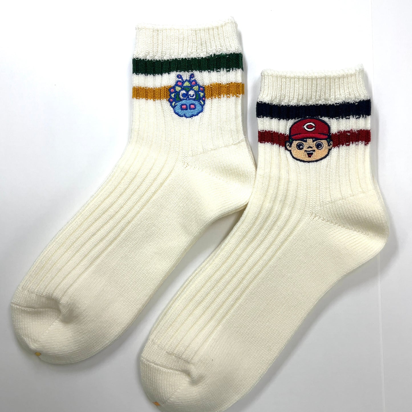 キャラクター刺繍2025/カープソックス【広島限定】22.5~24.5cm(レディース)