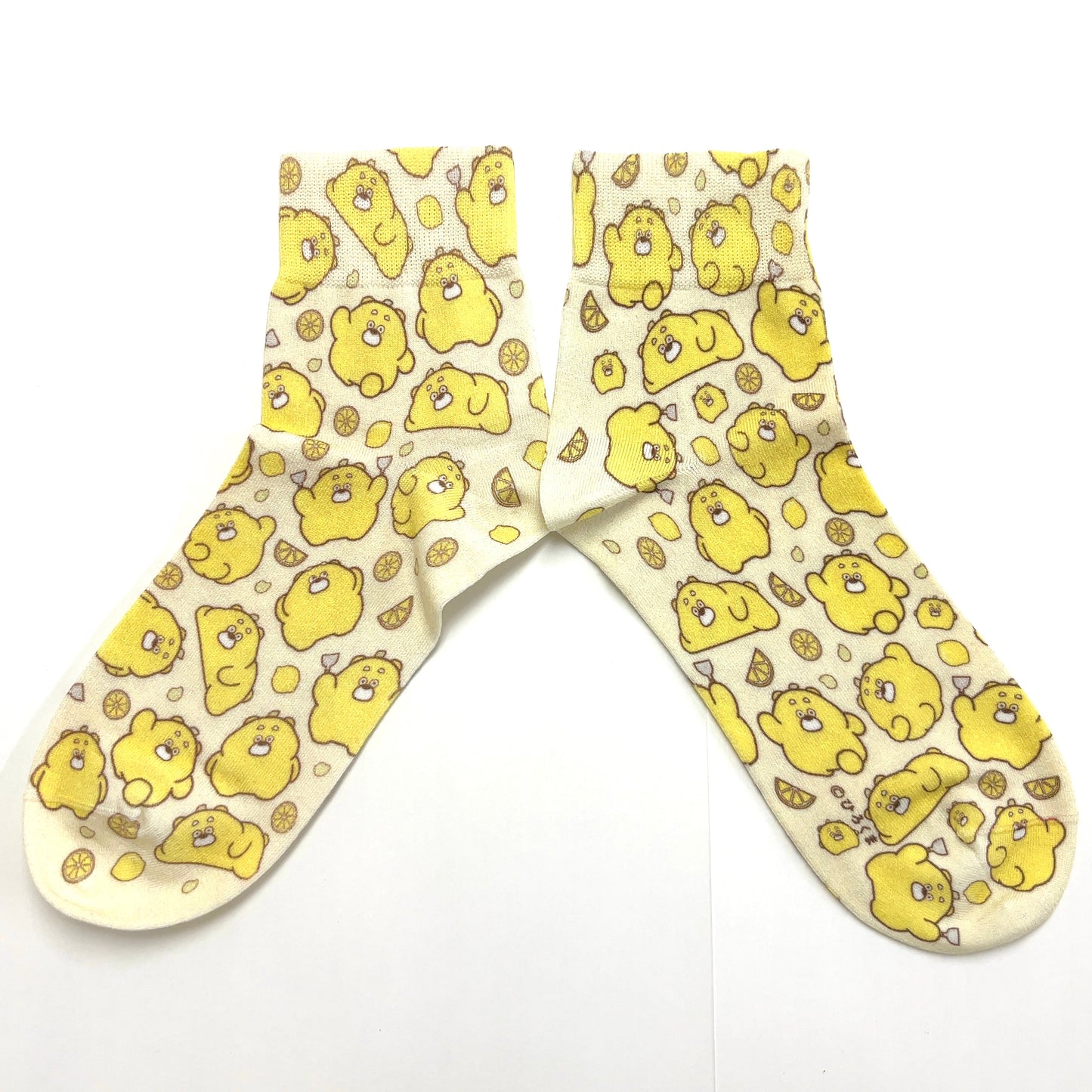 ひろくま・総柄プリントソックス(レディース)【数量限定】