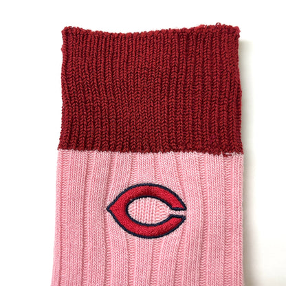 Cマーク刺繍2025／カープソックス【広島限定】22.5～24.5cm（レディース）