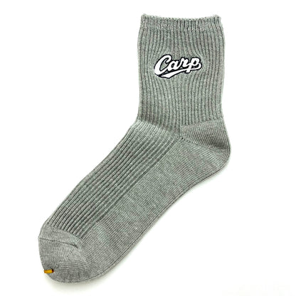 carp刺繍2026／カープソックス【広島限定】22.5～24.5cm（レディース）