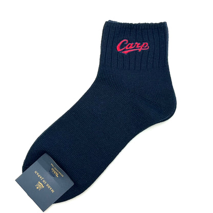 carp刺繍2026／カープソックス【広島限定】25~27cm（メンズ）