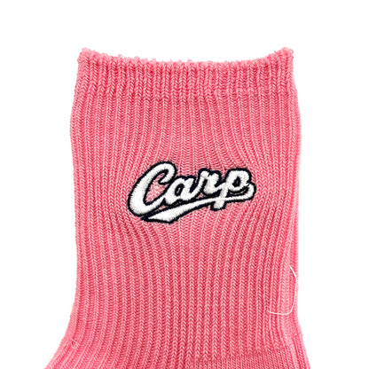 carp刺繍2026／カープソックス【広島限定】22.5～24.5cm（レディース）