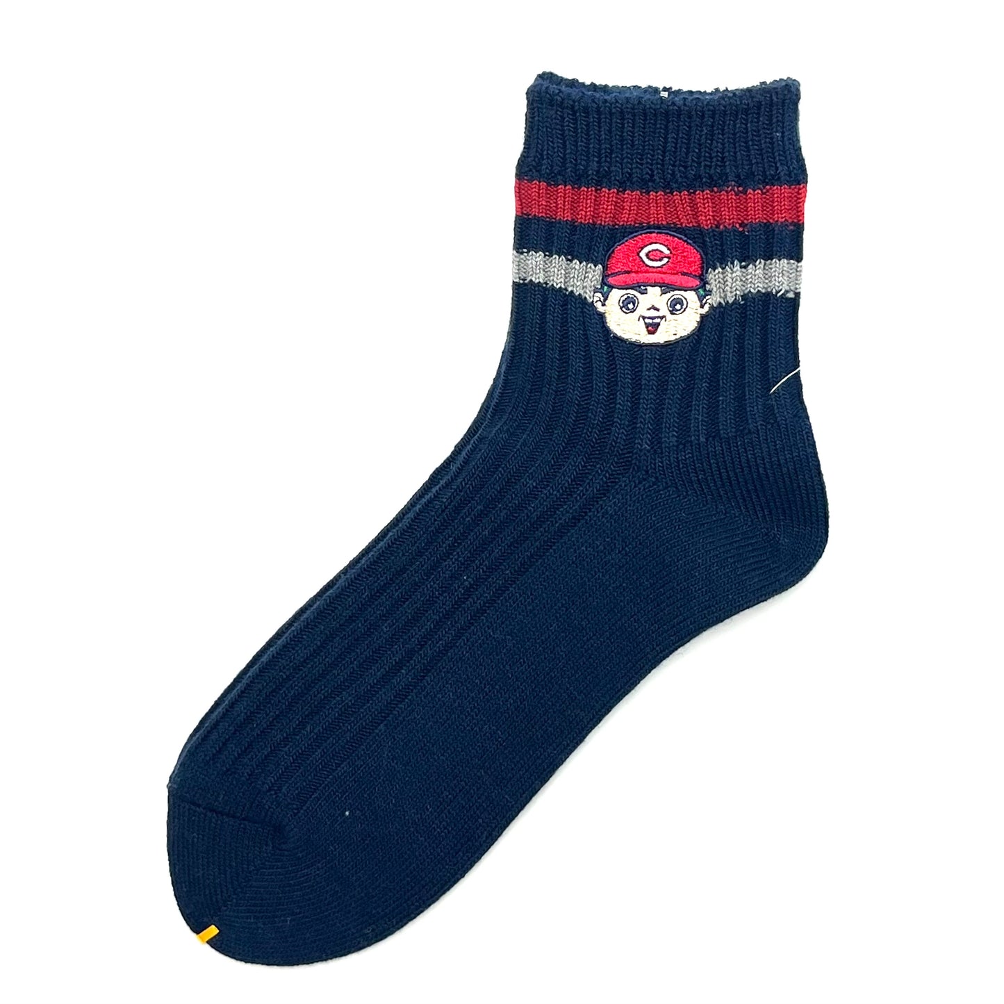 キャラクター刺繍2026／カープソックス【広島限定】22.5～24.5cm（レディース）