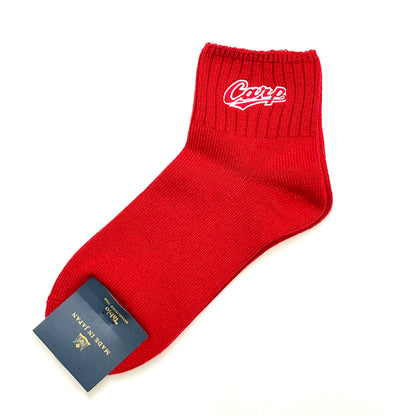 carp刺繍2026／カープソックス【広島限定】25~27cm（メンズ）