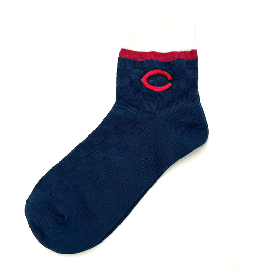 Cマーク刺繍2026／カープソックス【広島限定】25～27cm（メンズ）