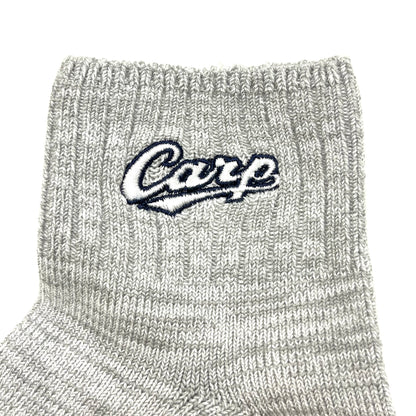 carp刺繍2026／カープソックス【広島限定】25~27cm（メンズ）
