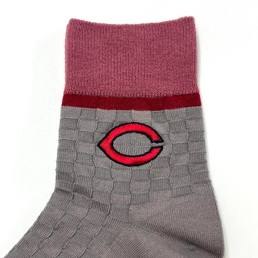 Cマーク刺繍2026／ブロックリンクスショート【広島限定】22.5~24.5cm（レディース）