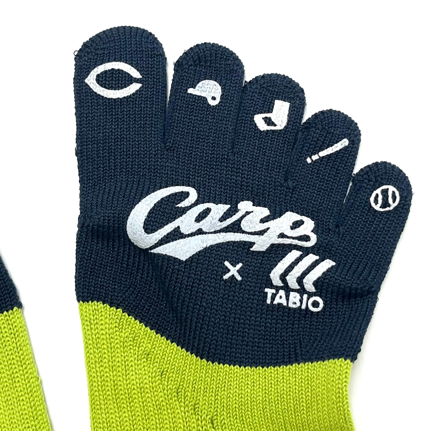 carp×TABIO／2026カープ滑り止め五本指ソックス【広島限定】23～25cm