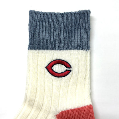 Cマーク刺繍2025／カープソックス【広島限定】22.5～24.5cm（レディース）