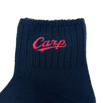 carp刺繍2026／カープソックス【広島限定】25~27cm（メンズ）