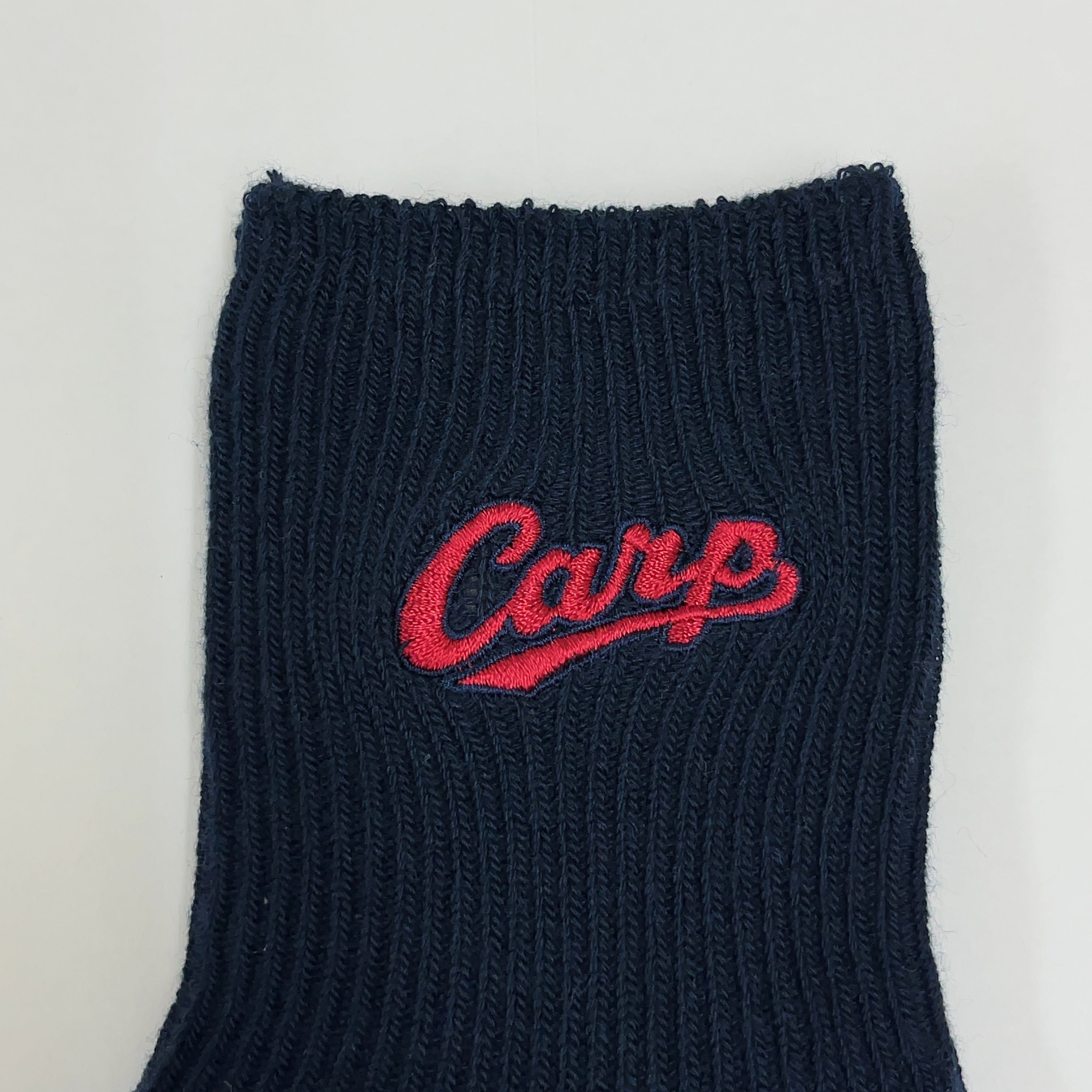 carp刺繍2025／カープソックス【広島限定】22.5～24.5cm