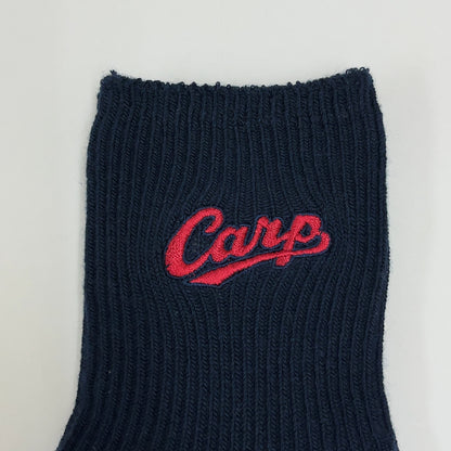 carp刺繍2025／カープソックス【広島限定】22.5～24.5cm（レディース）
