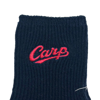 carp刺繍2026／カープソックス【広島限定】22.5～24.5cm（レディース）