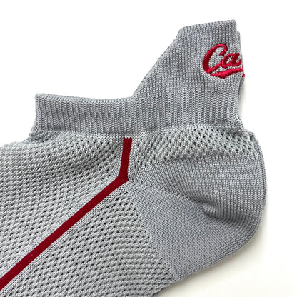 carp刺繍2026／ドライメッシュくるぶし丈【広島限定】Lサイズ27～29cm（メンズ）