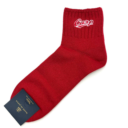 carp刺繍2026／カープソックス【広島限定】27~29cm（メンズ）Lサイズ